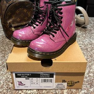 Pink Glitter Dr. Martins